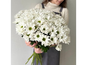 Букет из ромашковых хризантем