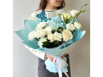 ШКОЛЬНАЯ КОЛЛЕКЦИЯ Голубой букет